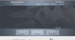 Desktop Screenshot of presidentialfinancial.com